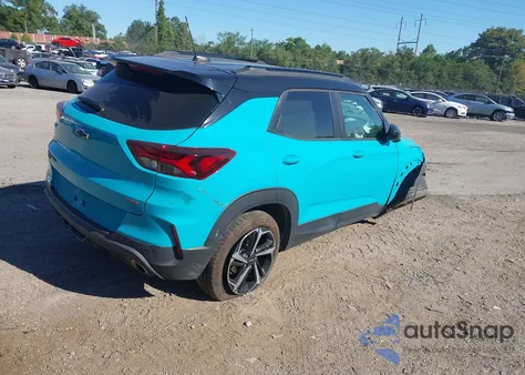 2021 Chevrolet Trailblazer Rs from USA, damaged, VIN KL79MUSL1MB070124